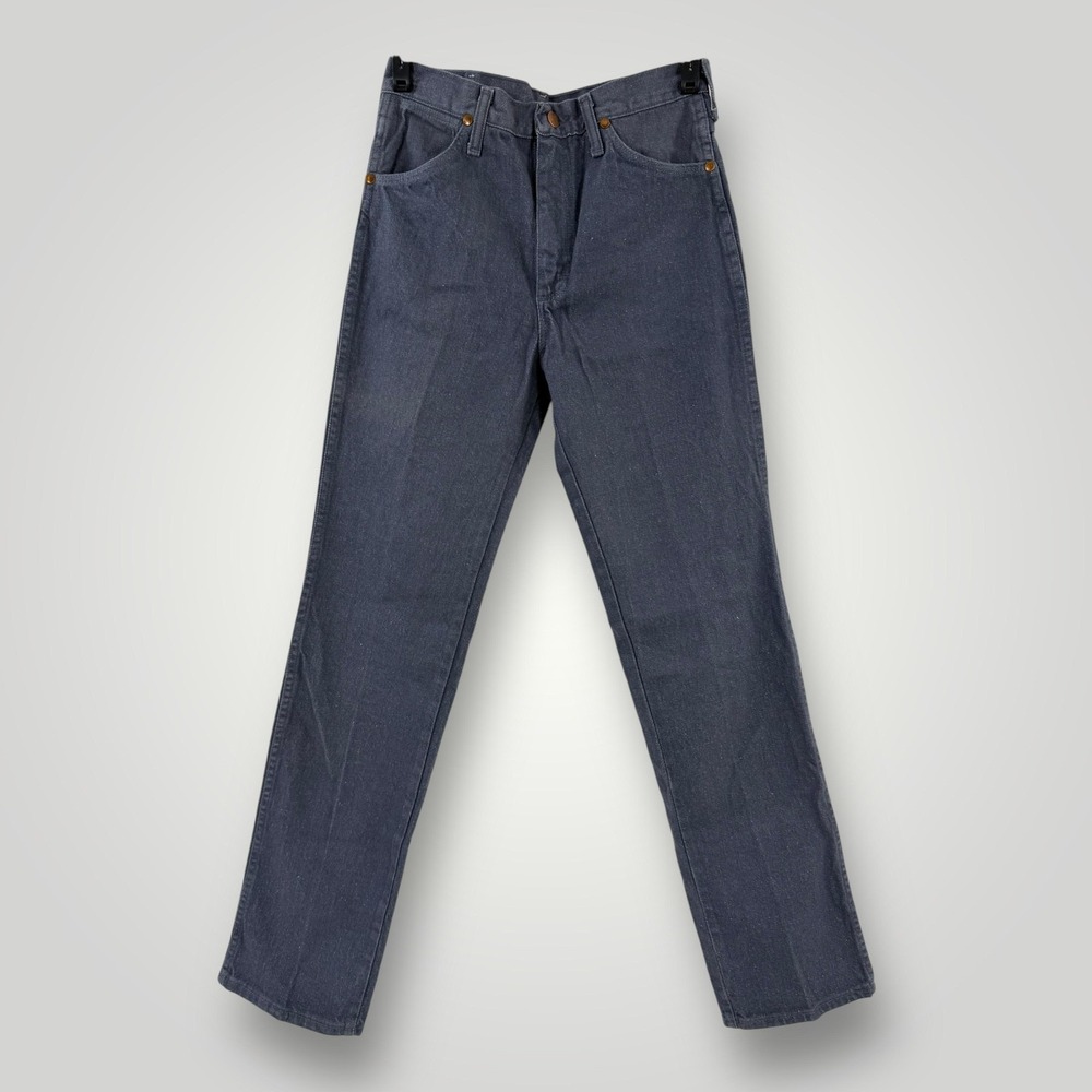 VTG NOS Wrangler 936CHG Jeans Mens 30x35 Gray Cowboy Slim Straight Charcoal USA
